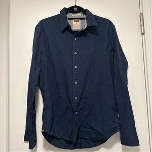 Levi's Blue Checked Button Down